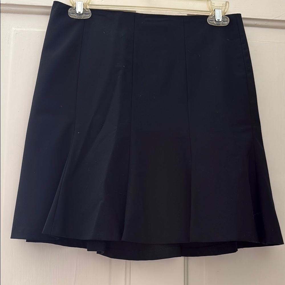 Express Black A-Line Mini Skirt